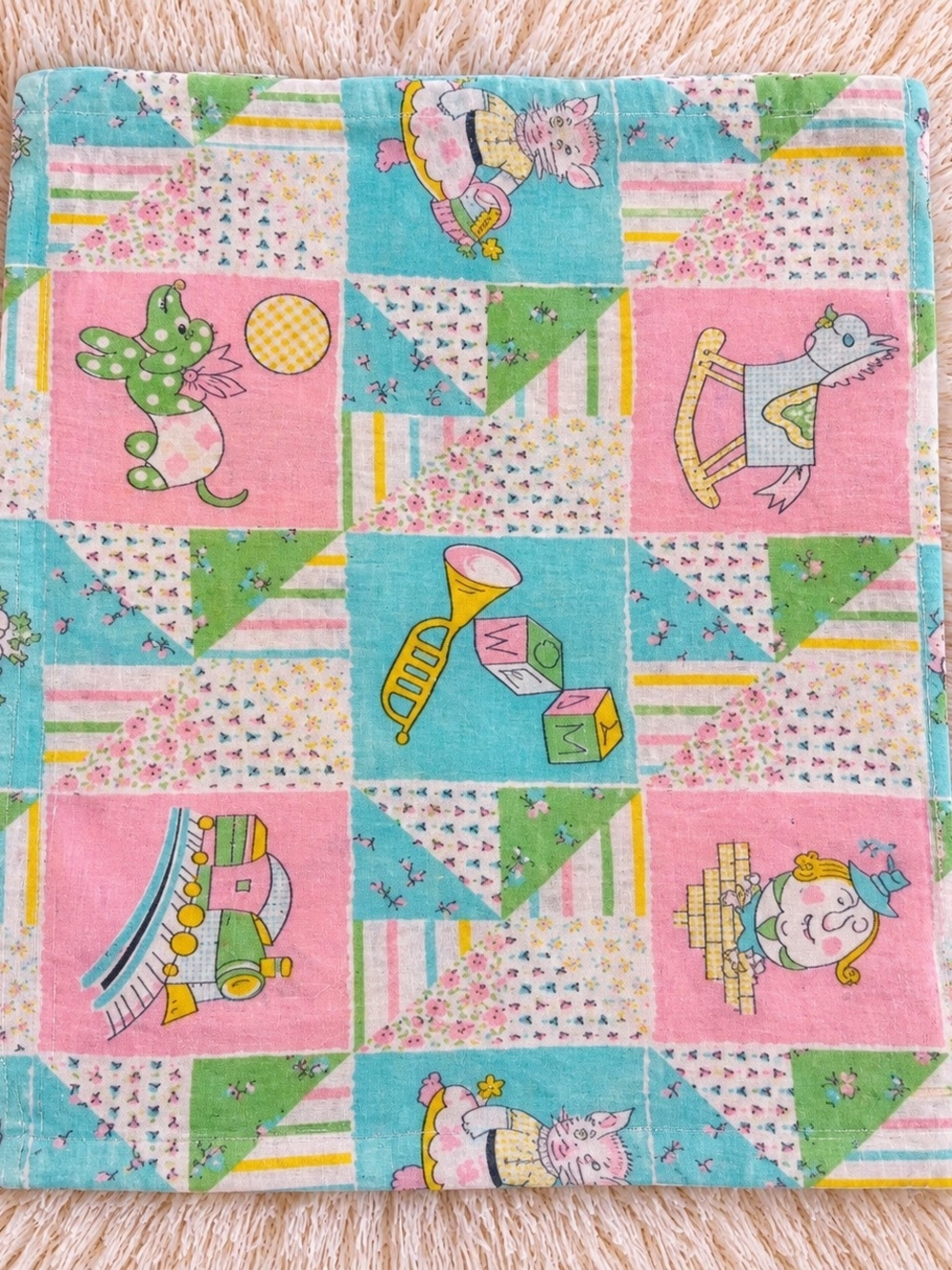 Vintage Baby Pillow Case